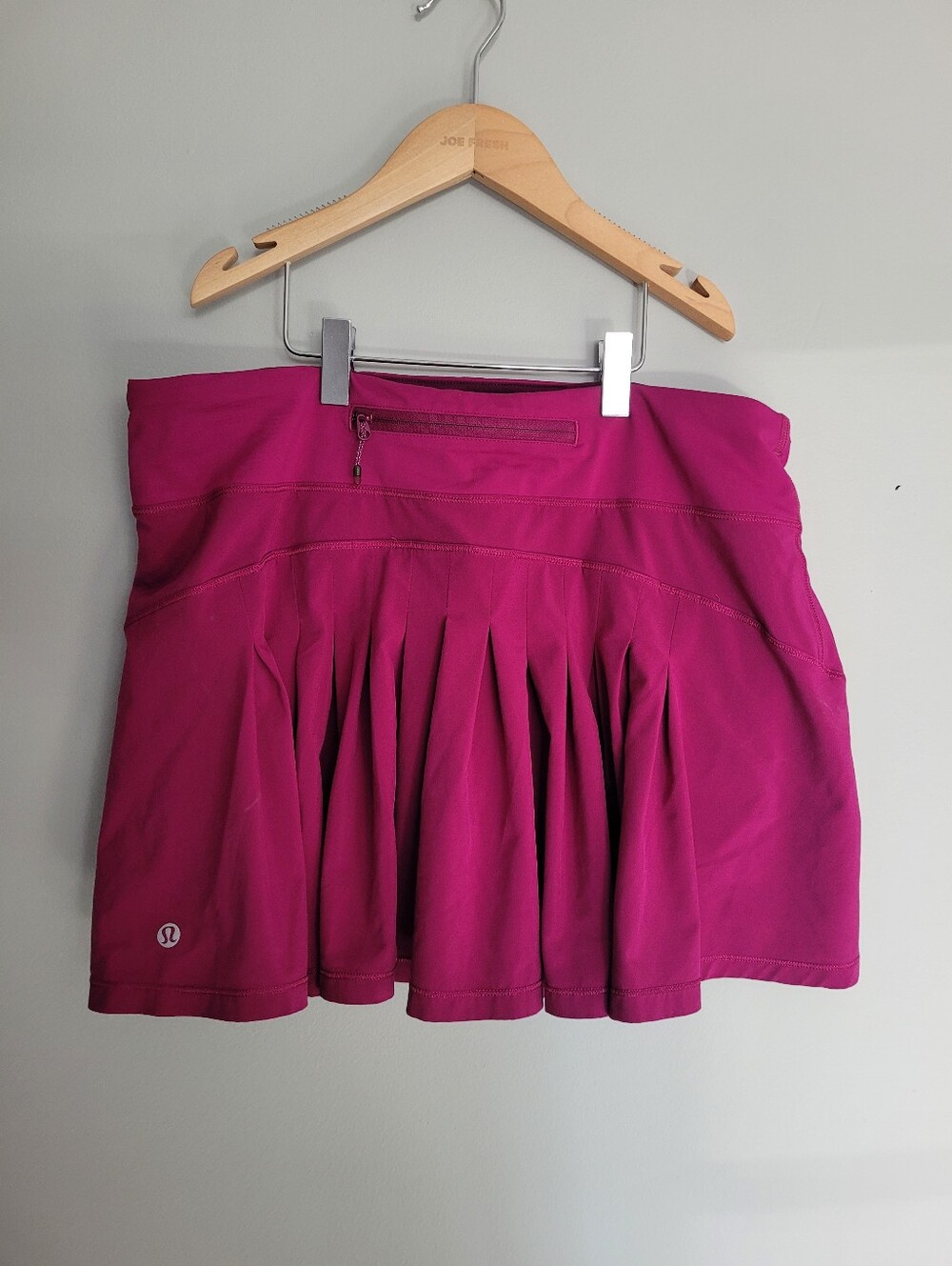 Lululemon Pace Rival Skirt *Tall 15" Size 8 Magenta Deep Fuchsia Pink Berry - Picture 2 of 9